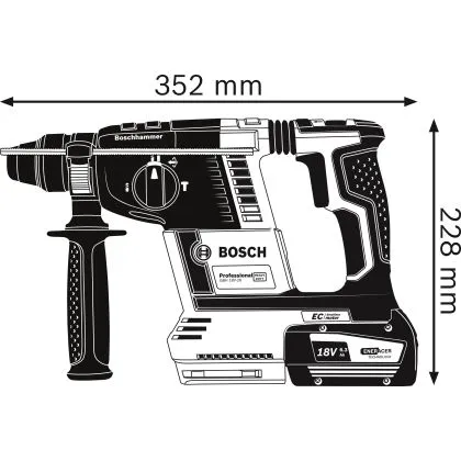 ACCU BOORHAMER BOSCH GBH 18 V26 F