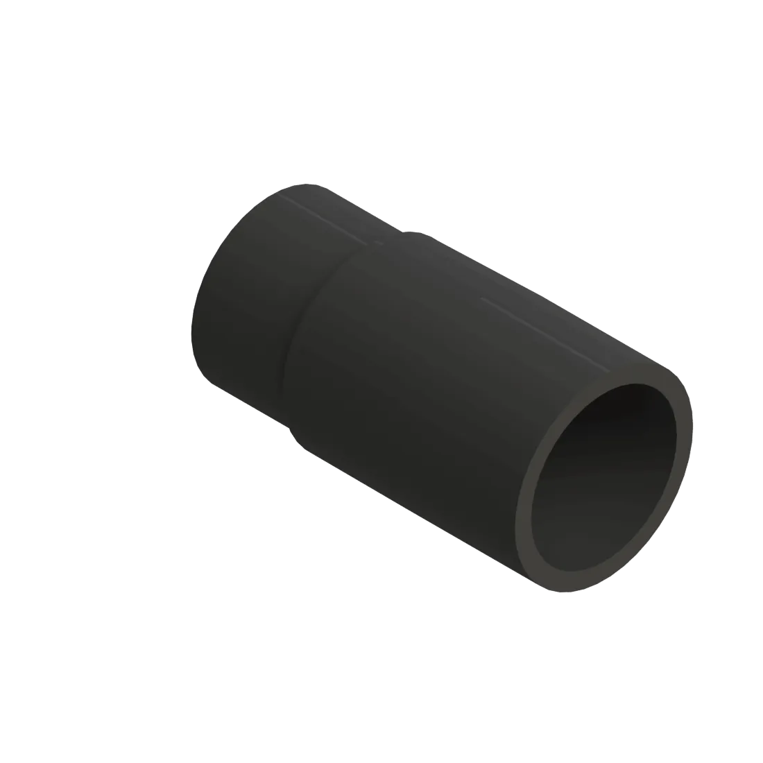 AGRU PE100RC VERLOOPSTUK EXCENTRISCH LANG ZWART D200 D160 STOMPLAS SDR11 FM70069201611