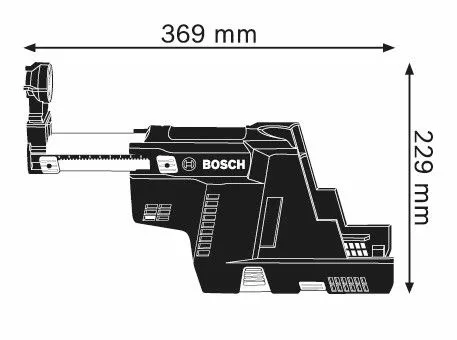 BOSCH GDE 18V16 STOFAFZUIGING (SOLO) IN DOOS  1600A0051M