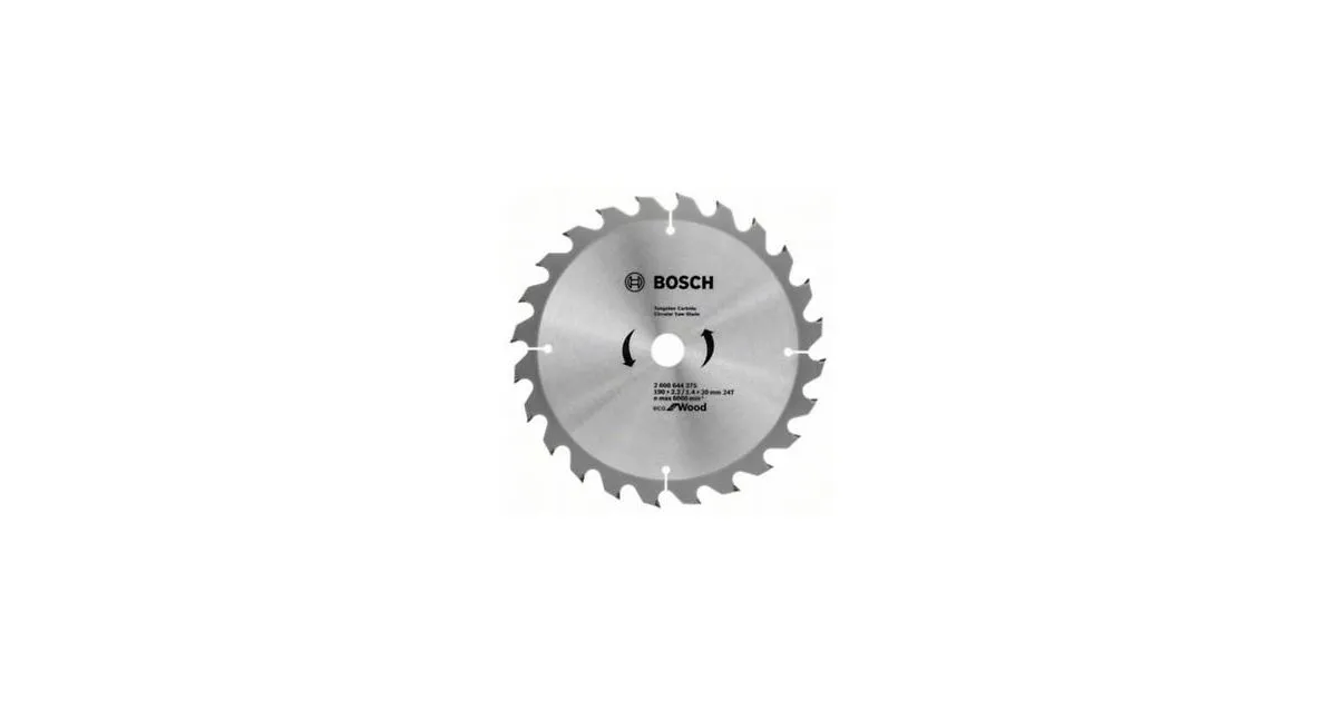 BOSCH Zaagblad Eco voor Hout 190x2,2/1,4x20 24T 2608644375