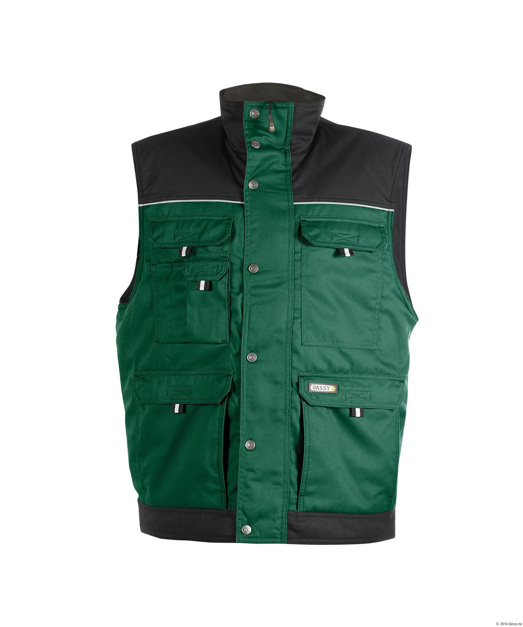 DASSY Bodywarmer Hulst tweekleurig Tweekleurige bodywarmer met gewatteerde voering