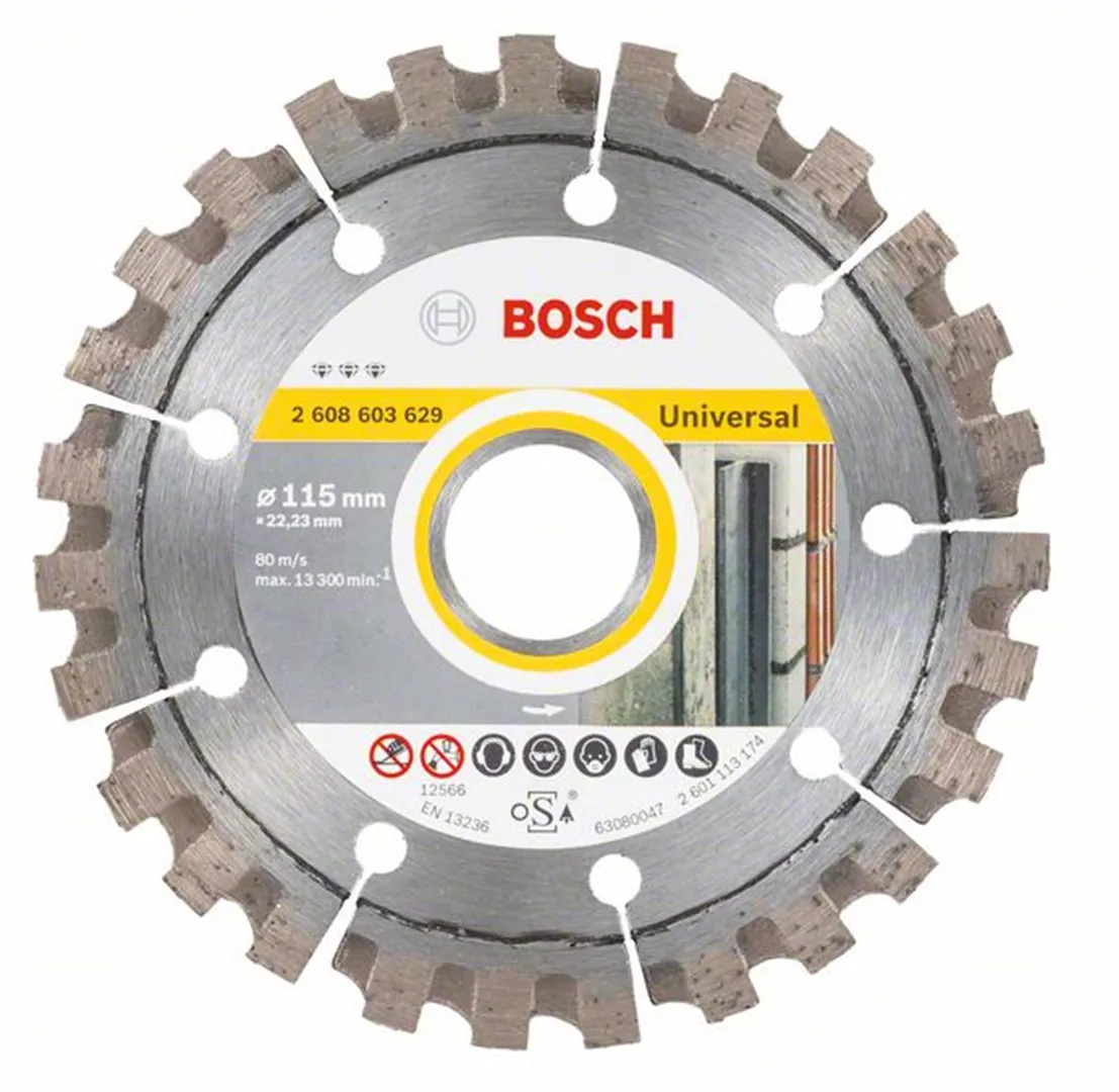 Diamantdoorslijpschijf 115mm Bosch Best for Universal