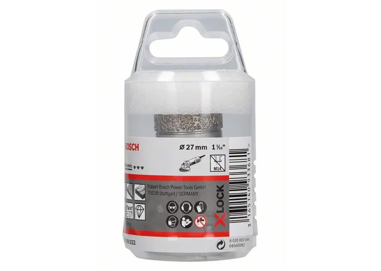 DIAMANTKROONBOOR XLOCK 27MM BOSCH BEST FOR CERAMIC DRY SPEED
