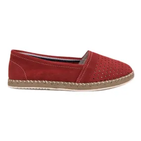 Filippo Rode leren espadrilles rood