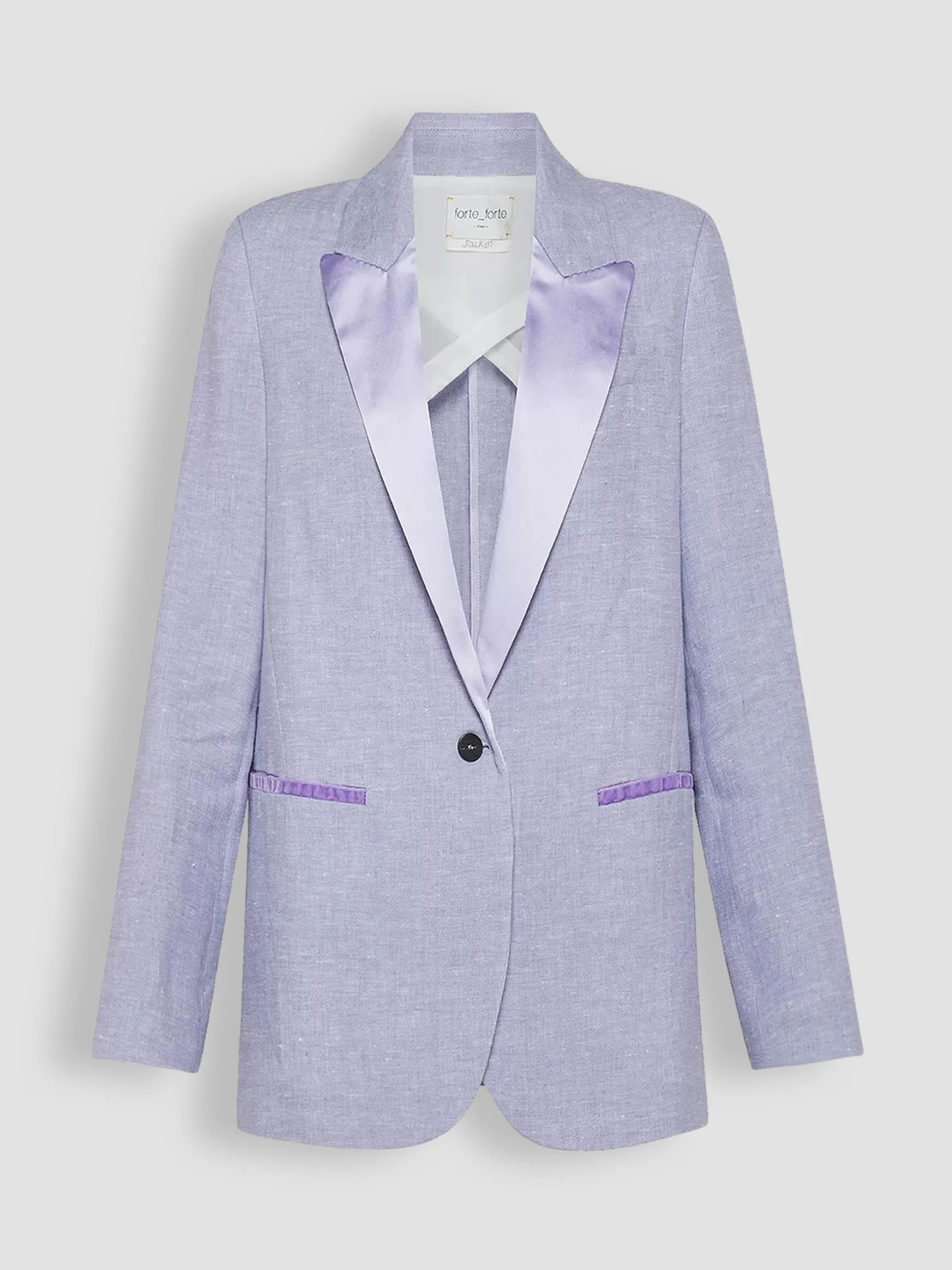 forte_forte Linen melange blazer