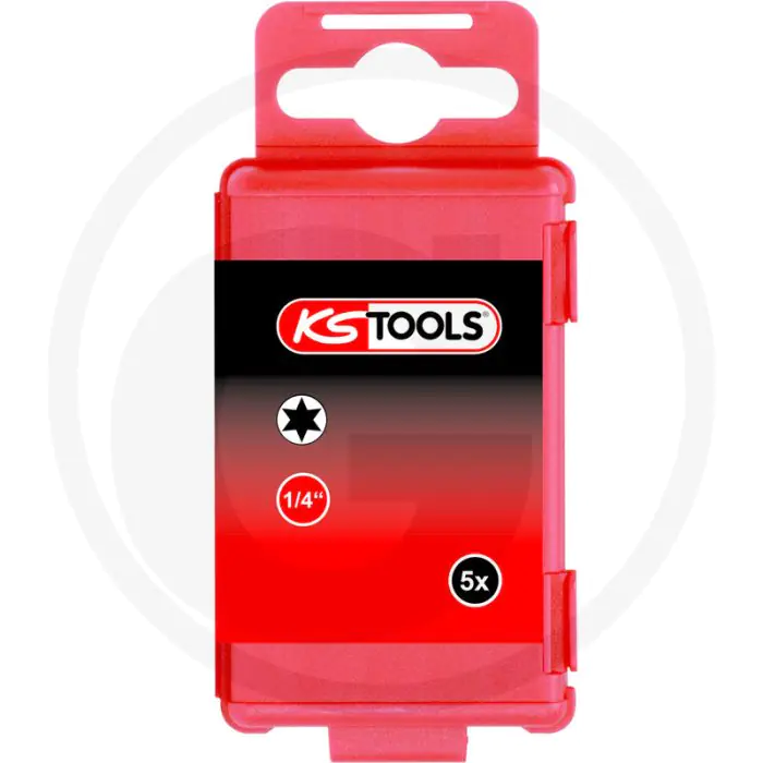 Ks tools 1/4" torsionpower bit tx, 75mm, t40 - voor hand- en elektroschroeven