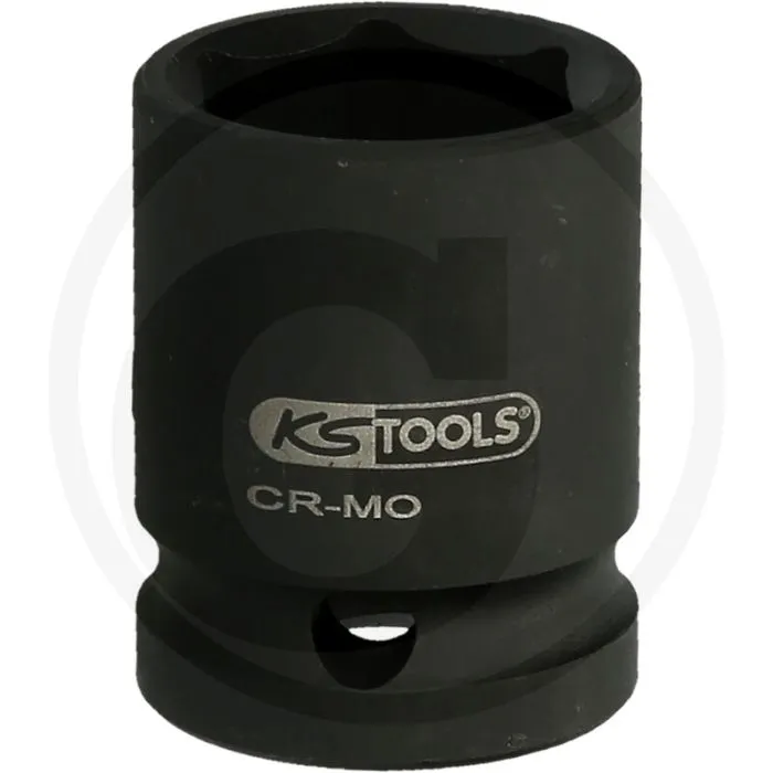KS TOOLS 1" SCHLAGSCHRAUBERNUSS 78MM  CHROM MOLYBDäN STAHL, 6KANT, 3000G