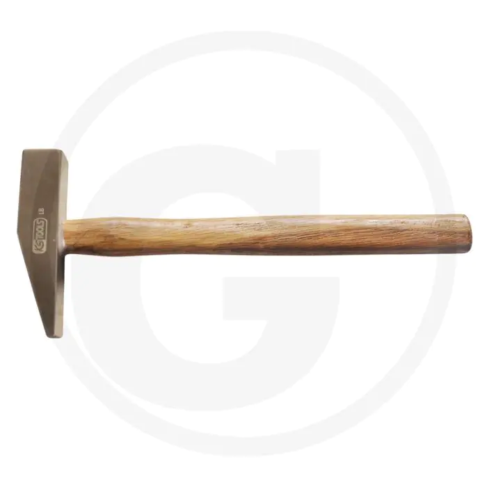 KS TOOLS BRONZE+ MAURERHAMMER 1000 G, MIT HICKORY  VONKVRIJ, EXPLOSIEBESTENDIG, CORROSIEBESTENDIG