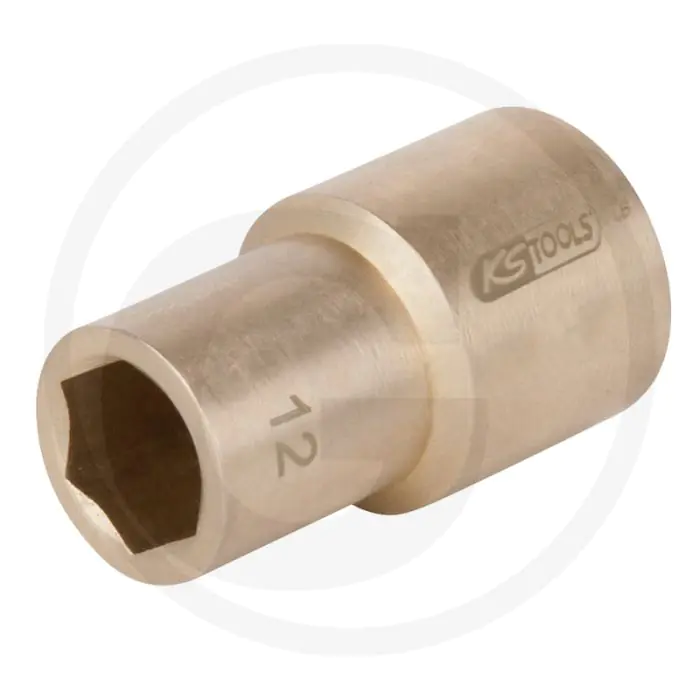 KS TOOLS BRONZE STECKNUSS 1/2" 6KANT 9 MM  VONKVRIJE, CORROSIEBESTENDIGE DOPSLEUTEL