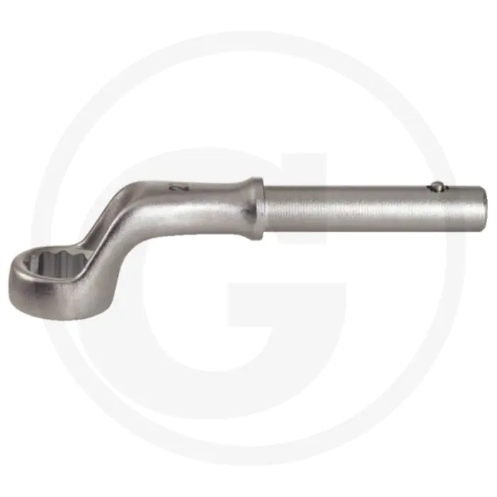 Ks tools classic trekringsleutel, tweezijdig gebogen, 3.5/8", 75° gekröpft - zware uitvoering