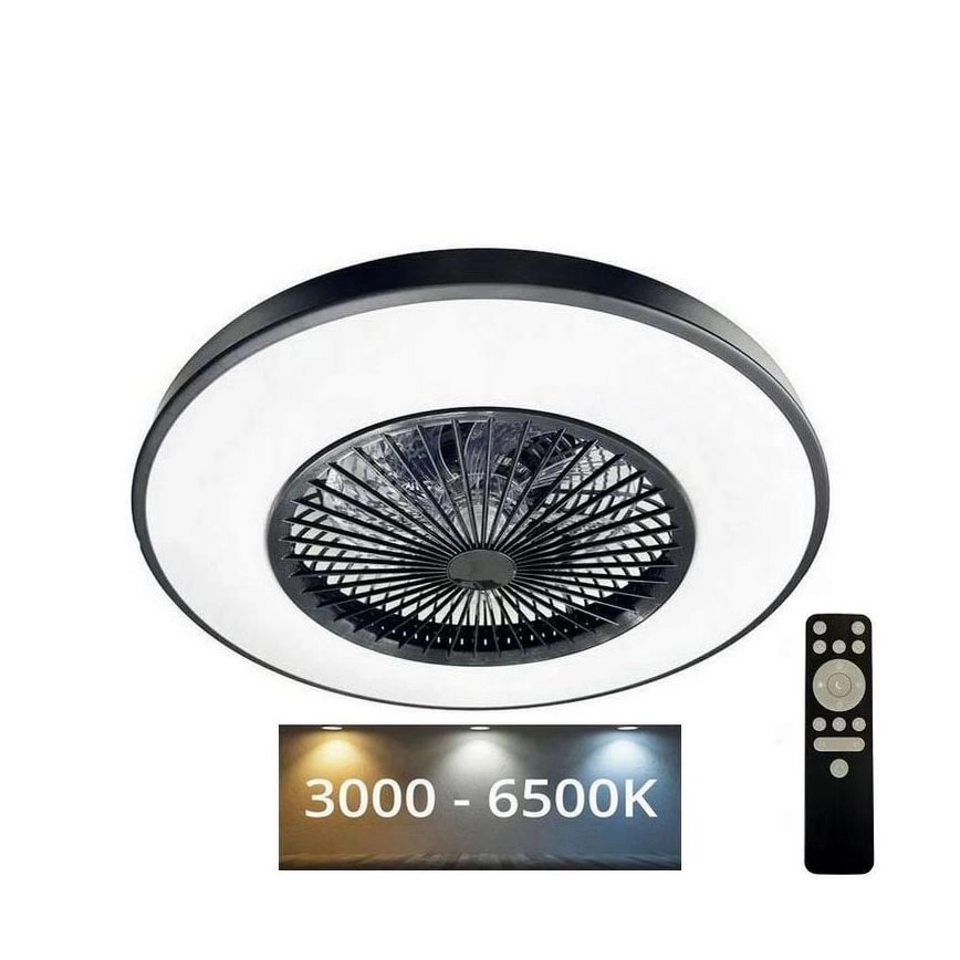 LED DIMBARE PLAFONDLAMP MET VENTILATOR OPAL LED/72W/230V 30006500 + AFSTANDSBEDIENING