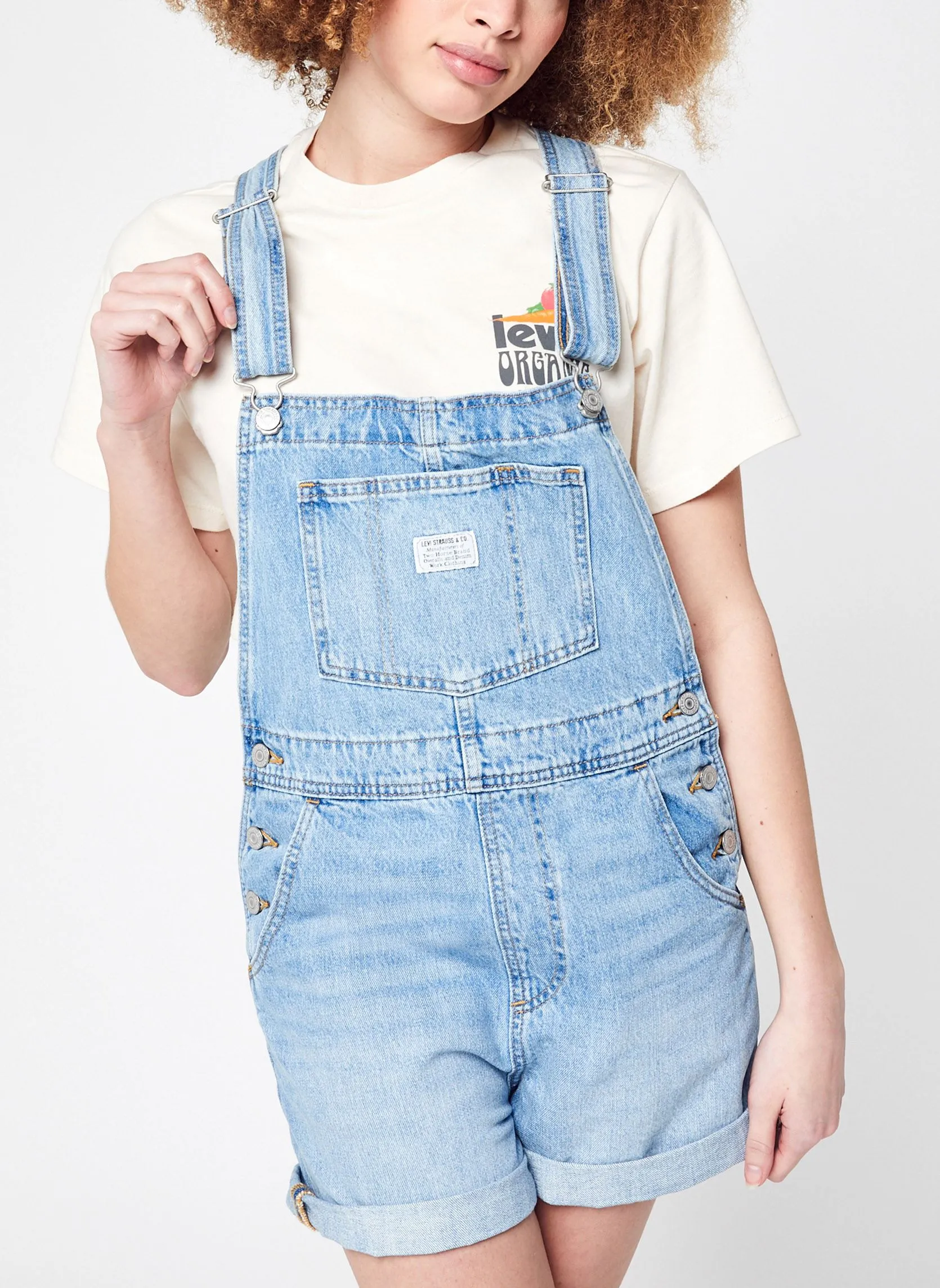     LEVI'S VINTAGE SHORTALL  BLAUW   