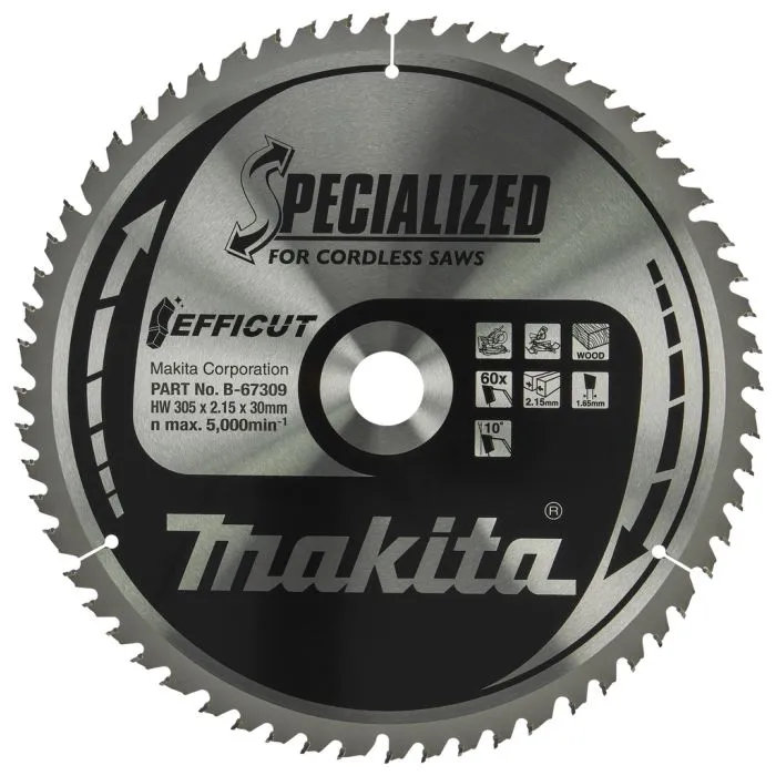 MAKITA B67309 AFKORTZAAGBLAD HOUT