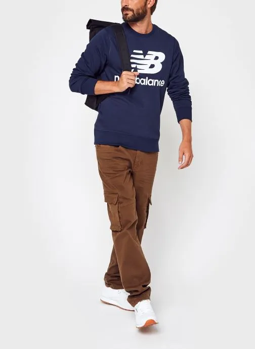      NEW BALANCE SWEATSHIRT CORE ESSENTIALS HOMME  BLAUW   