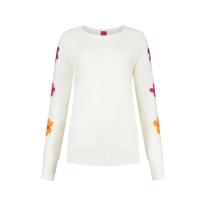 ONLY M  SWEATER FIORI FUXIA