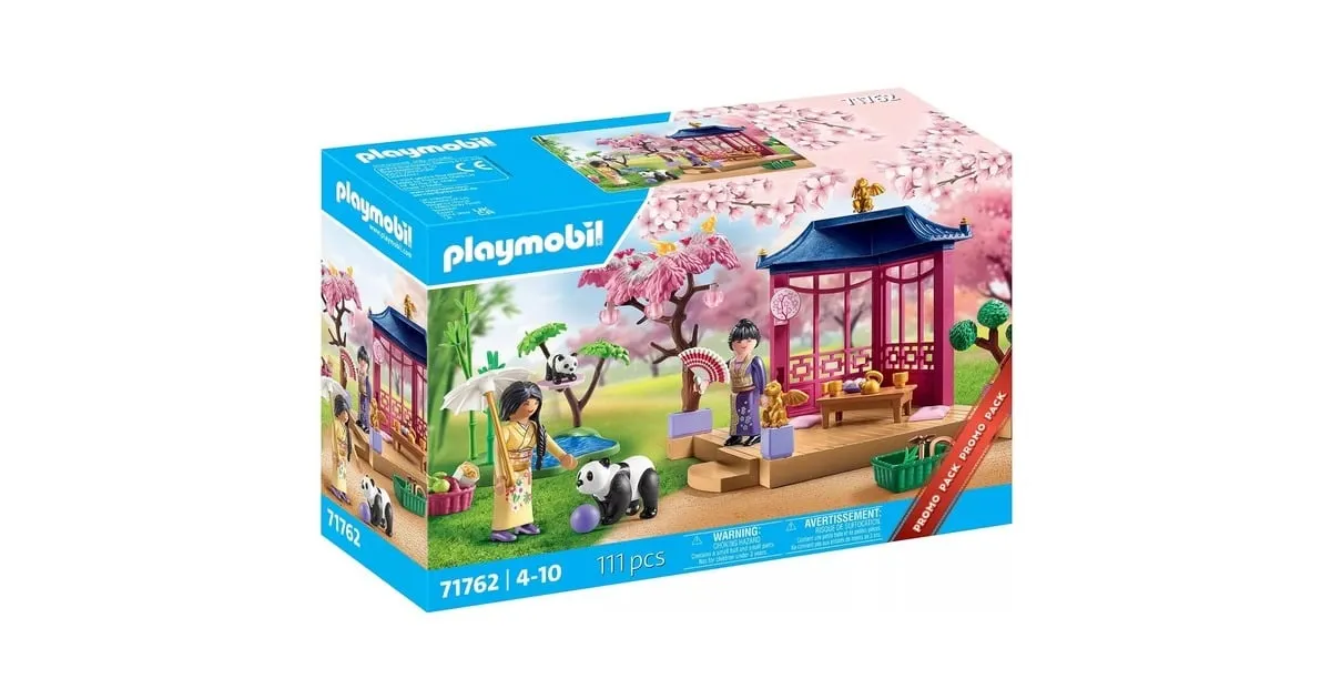 PLAYMOBIL MY LIFE  AZIATISCHE TUIN MET PANDA CONSTRUCTIESPEELGOED (71762)