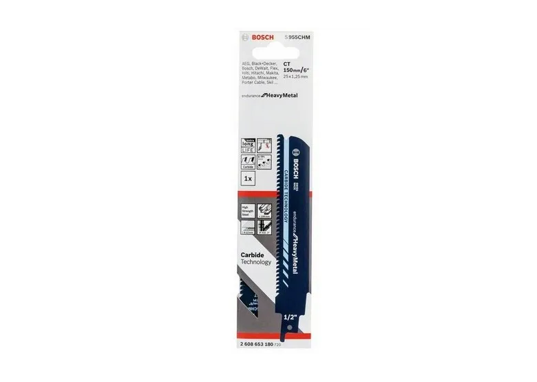 Reciprozaagblad voor staal 150mm Bosch S 955 CHM