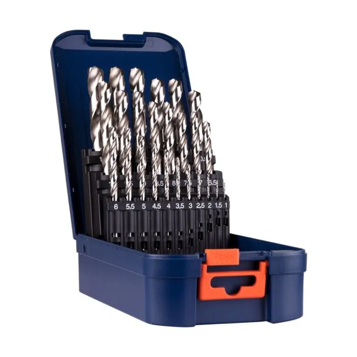 ROTEC SPIRAALBORENSET '105', DIN338, TYPE N, 25DLG, ø113 ABS