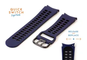 Samsung Galaxy watch 4 horlogeband blauw/zwart - 20mm