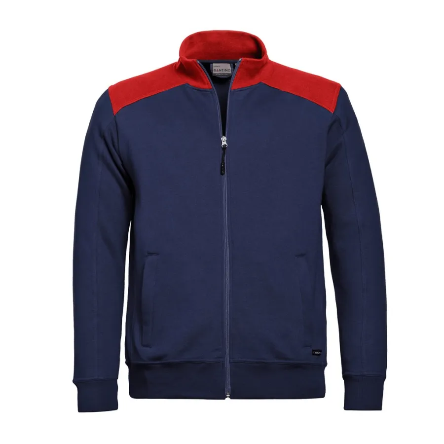 SANTINO 2COLORLINE SWEATJACK TORONTO  REAL NAVY/ROOD  MAAT M