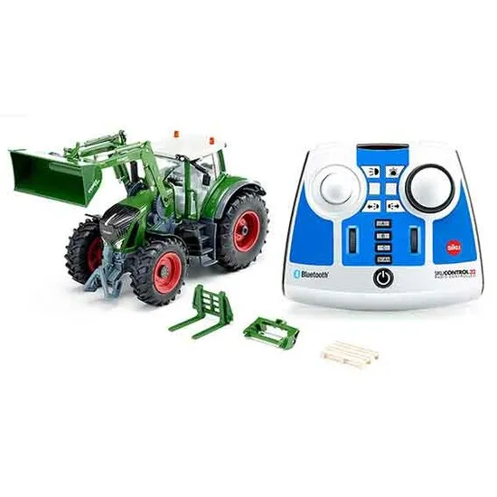 SIKU APPCONTROL FENDT 933 VARIO MET VOORLADER INCL. AFSTANDSBEDIENING (SCHAAL 1:32)