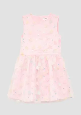 s.Oliver Festives Tüllkleid mit dekorativen Details