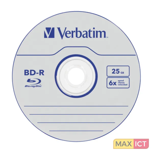 VERBATIM DATALIFE 6X BDR 25 GB 25 STUK(S)