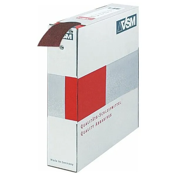VSM SCHUURWEEFSELSPAARROL (A) BRUIN KK 114 F, 50 MM × 50 M, KORRELGROOTTE: 40